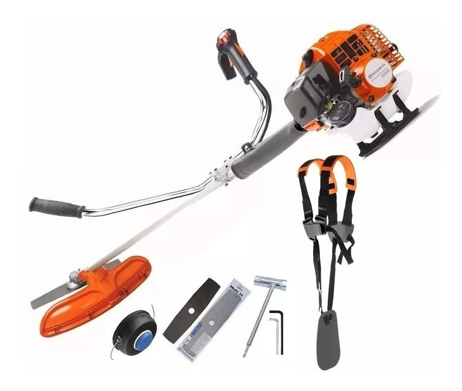 Desmalezadora Husqvarna 143r-ii 41.5 Cc Profesional Cuchilla Carretel Origen Brasil